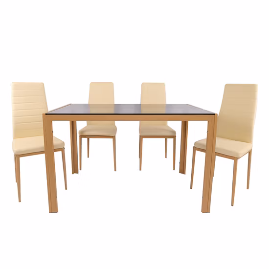 ビッグサイズのエレガントな全体セット、金属脚トップ牛革ソファセット付き