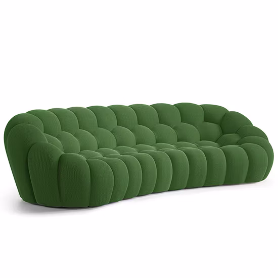 人気の新しいデザインのベルベットフォーム高級セットカスタムモダンソファ